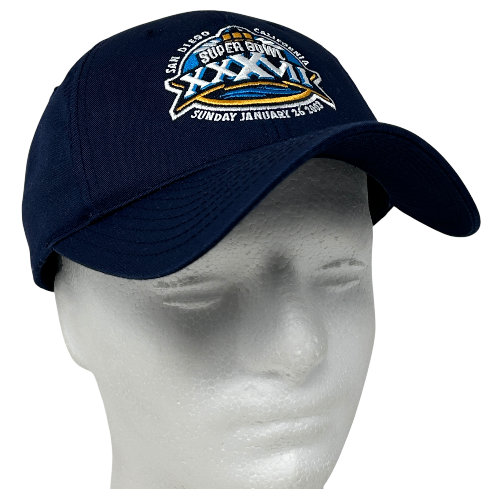 Vintage Tampa Bay Buccaneers Super Bowl XXXVII Reebok Blue Baseball Cap