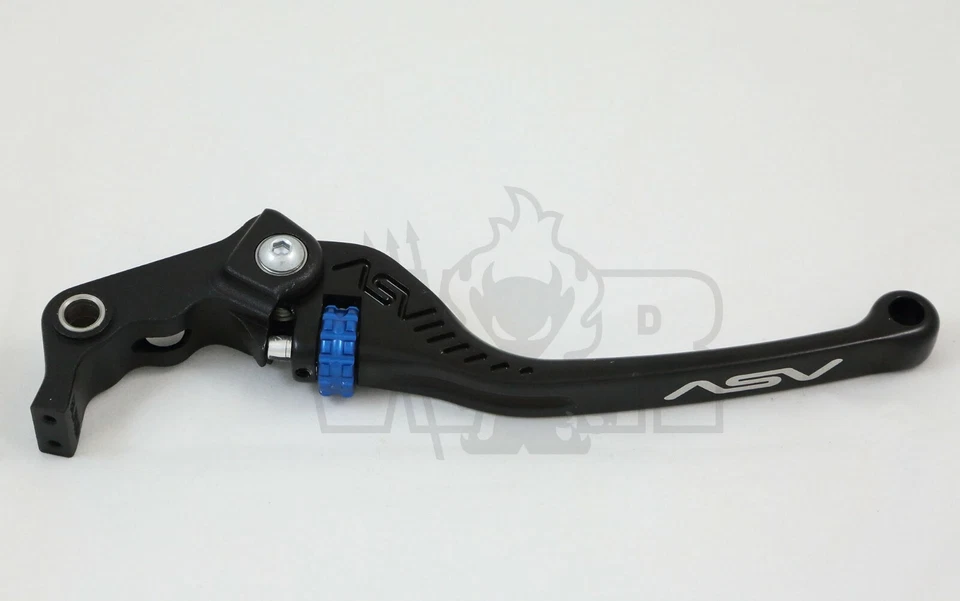 Juego de palancas embrague y freno negro largo Honda CBR1000RR 2004 05 06 07 ASV F3 Foto 4 de 4