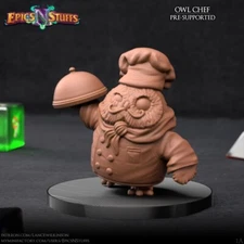Owlkin Chef by Epics N Stuffs | D&D | DnD | Print on Demand