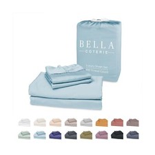 Bella Coterie Luxury King Sheet Set  Organically Grown  100 Viscose Made f...