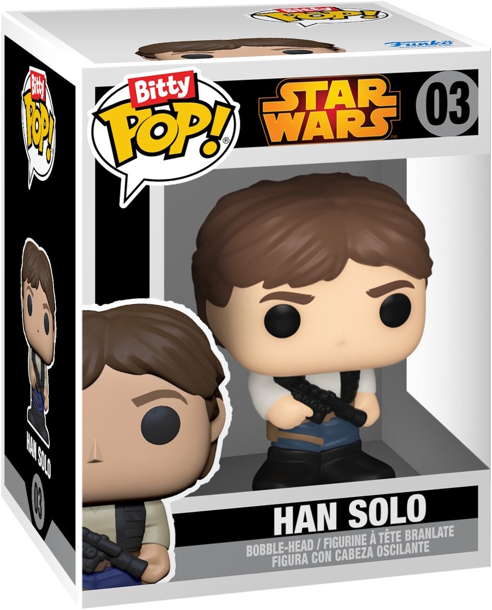 Star Wars - Han Solo Chewbacca Greedo 4er Pack - Bitty Pop! Funko