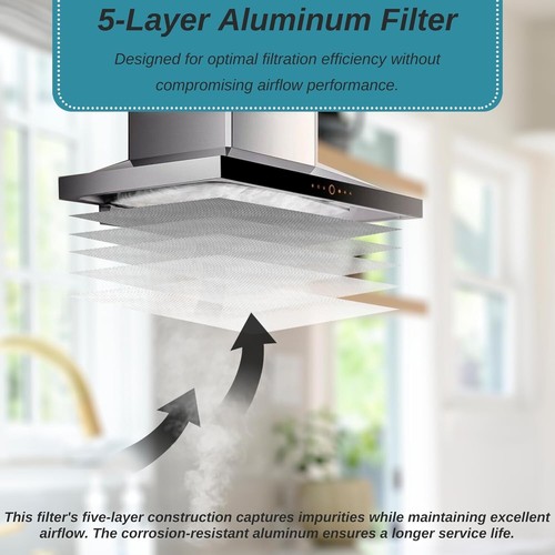 Efficient & Lightweight Range Hood Filters - 11-3/4" x 17-1/4" Size (Pack of 2) - Picture 7 of 10