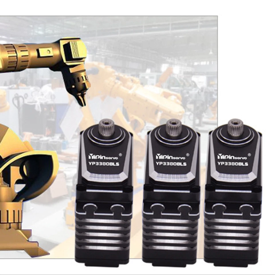 180° 80kg Metal Gear Waterproof Brushless Servo For RC 1/8 Crawler RC Car USA - Image 4 of 4