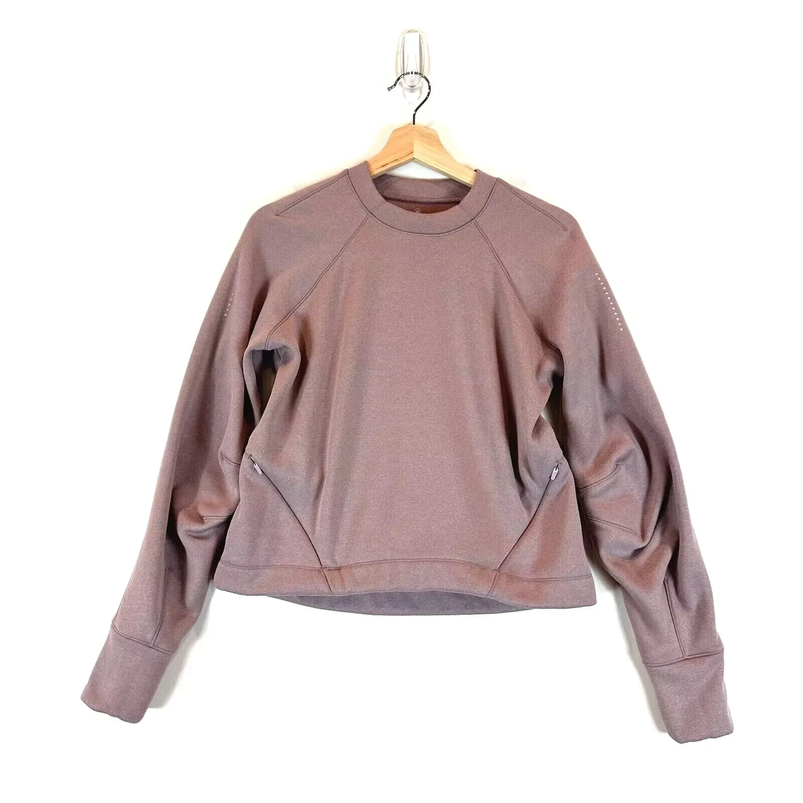 sweaty-betty run crewneck performance athleisure sweatshirt