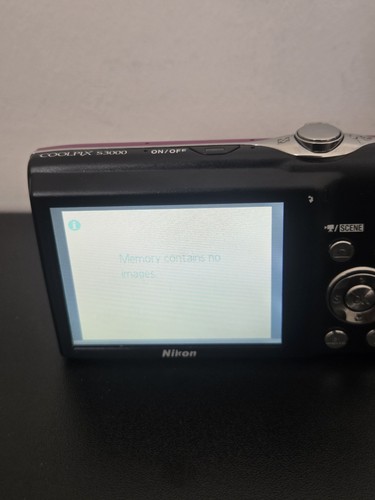 Nikon Coolpix S3000 12.0 mp Digital Camera Pink - Picture 9 of 11