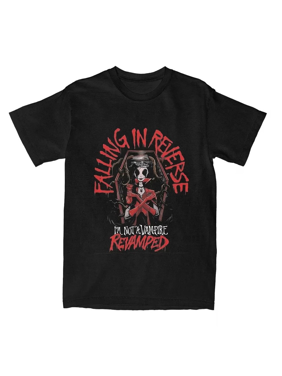 Falling In Reverse Rock Band Graphic Tee - 100% Cotton T-Shirt for Men & Women,