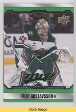 2024-25 Upper Deck MVP Green Script Filip Gustavsson #175 READ 11q6