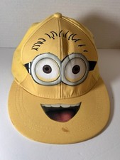 Despicable Me Minion Mayhem Fitted Hat Yellow One Size Universal Studios