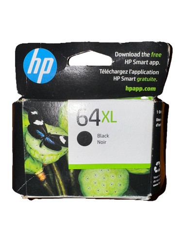 Genuine HP 64XL High Yield Black Ink Cartridge (N9J92AN) --- BRAND NEW