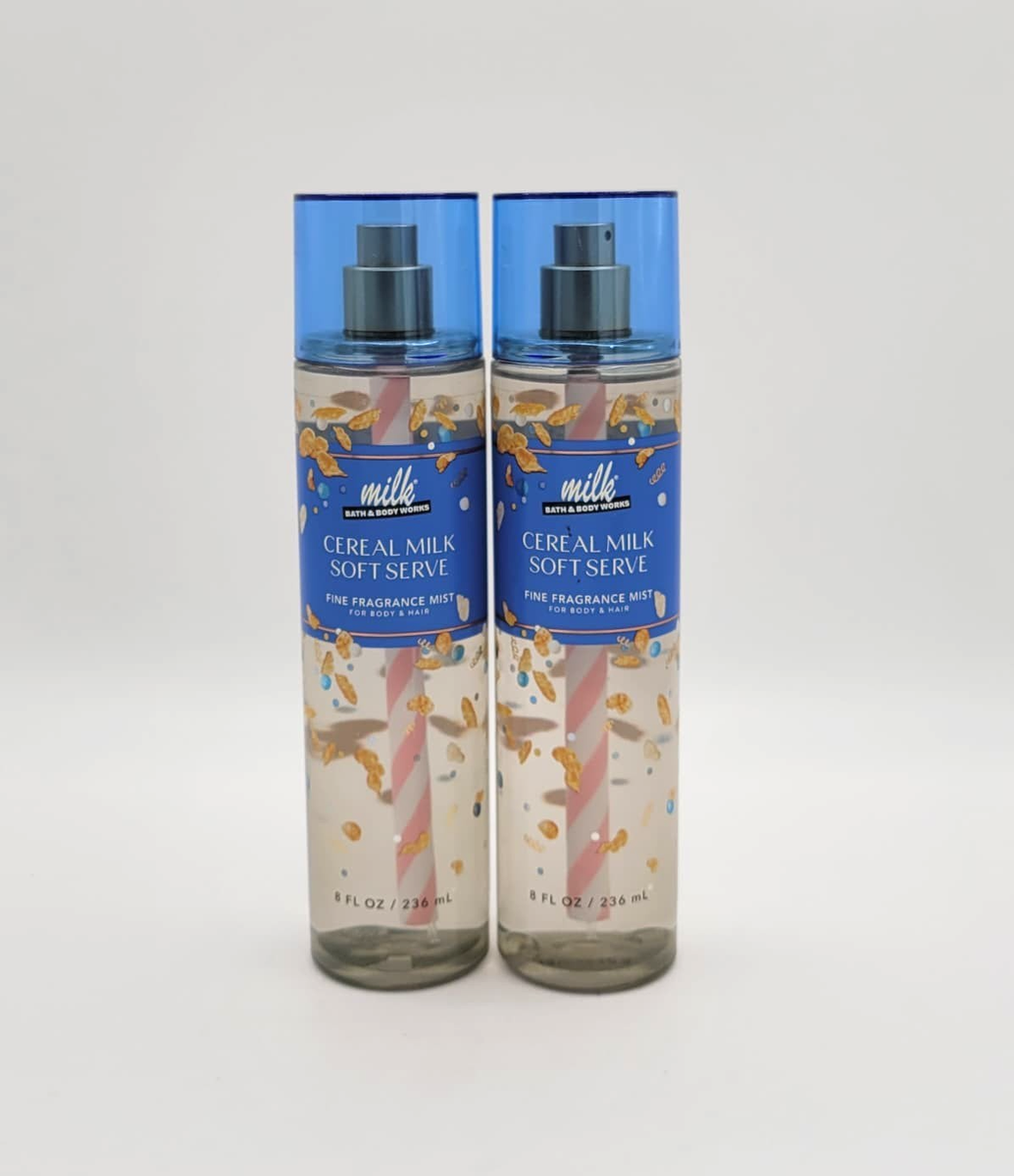 2 Bath & Body Works Milk Bar Cereal Milk Soft Serve Fragrance Body
