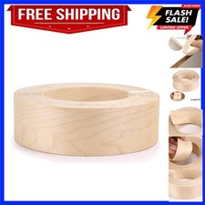 Maple 2" x 50' Roll Wood Veneer Edge Banding Preglued Iron-On with Hot Melt A...