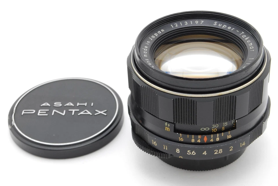 Lente 8 elementos [Exc+5] Pentax Super Takumar 50 mm f1,4 MF montaje M42 de JAPÓN Foto 2 de 4