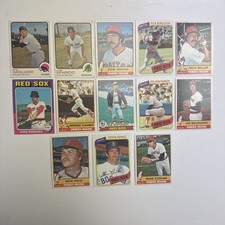 1970s Boston Red Sox Vintage Baseball Card Lot