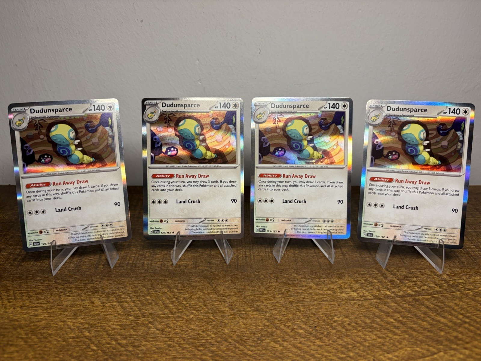 Dudunsparce 129/162 SV05: Temporal Forces Holo x4