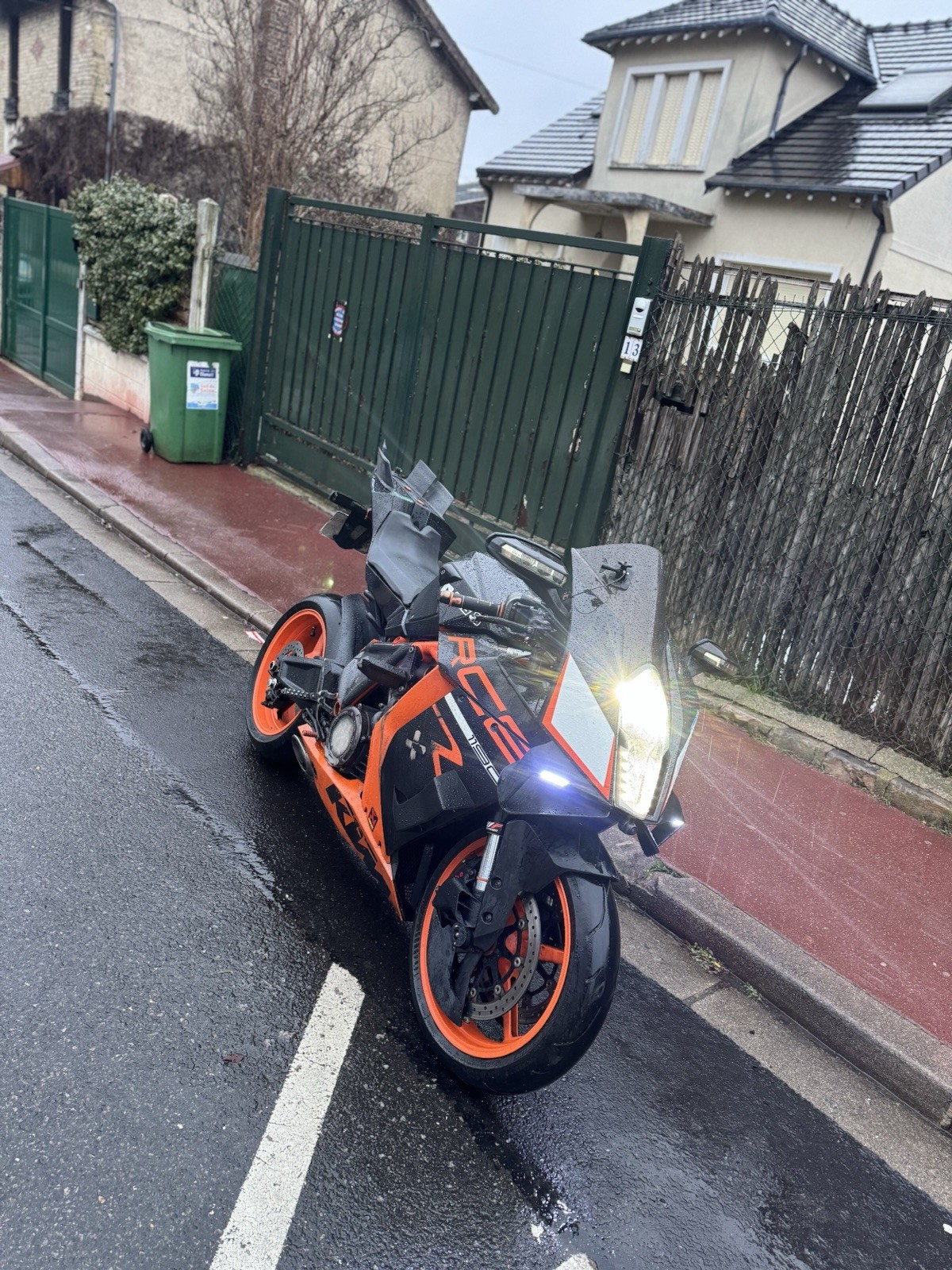 Winglet Aéro KTM 1190 RC8 pour Remplacer les Clignotants d'Origine Volumineux