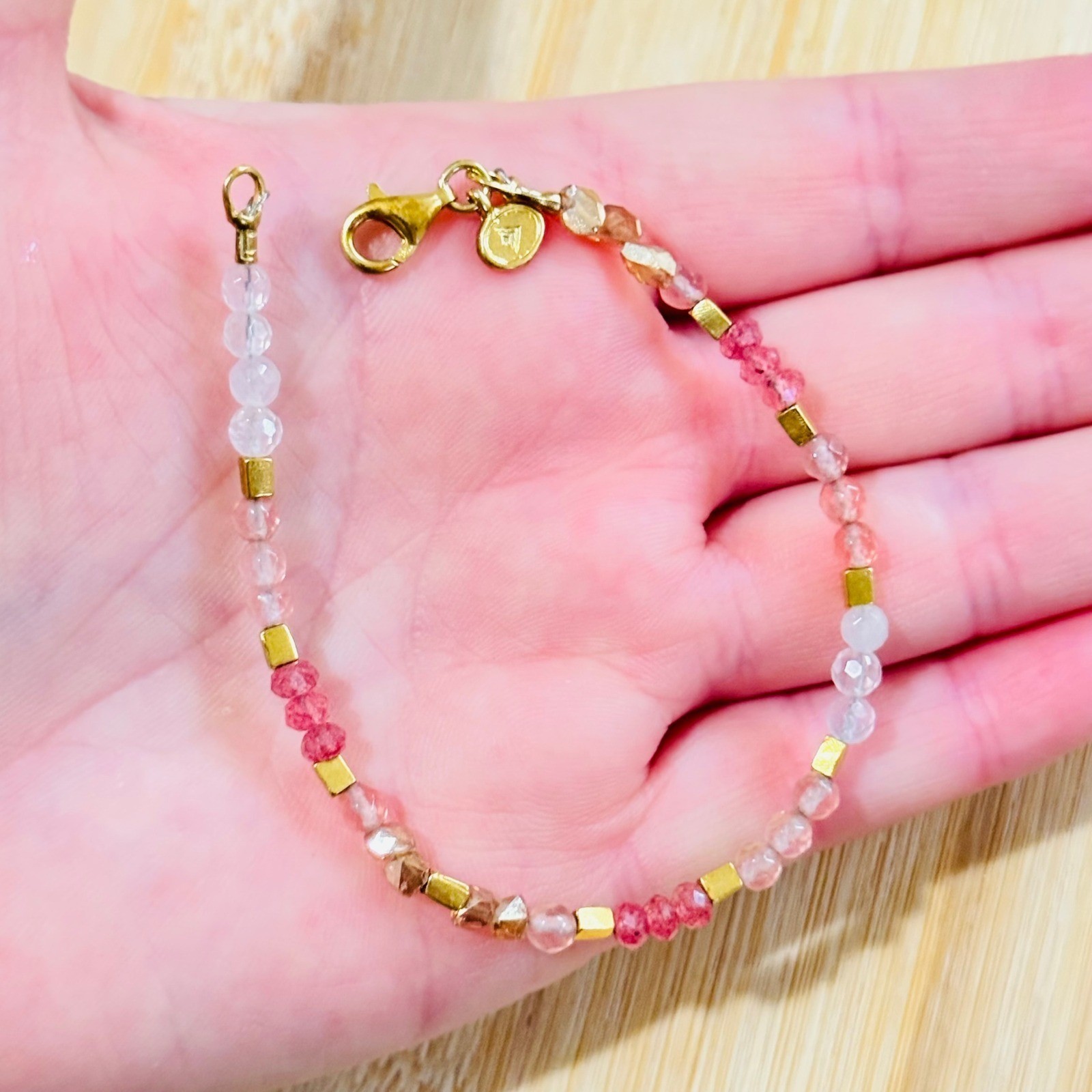 Silpada Collection Bracelet Signed Thin Stone bea… - image 2