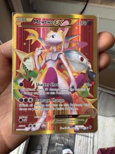 Mewtwo EX (164 Secret Full Art) 164/162 Breakthrough Holo