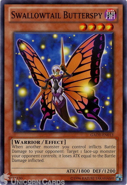 GAOV-EN013 Swallowtail Butterspy Common UNL Edition Mint YuGiOh Card