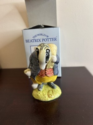 Royal Albert Beatrix Potter ''Tommy Brock'' Figur 1989 Originalverpackt