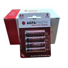Agfa 48 Pack Of AA Photo Batteries Premium Zinc Carbon Devices Double AA Size 0.20 per battery