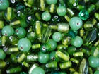 Glass Bead Green Mix 50g DIY Jewellery Jewelry Making Bracelets Earrings