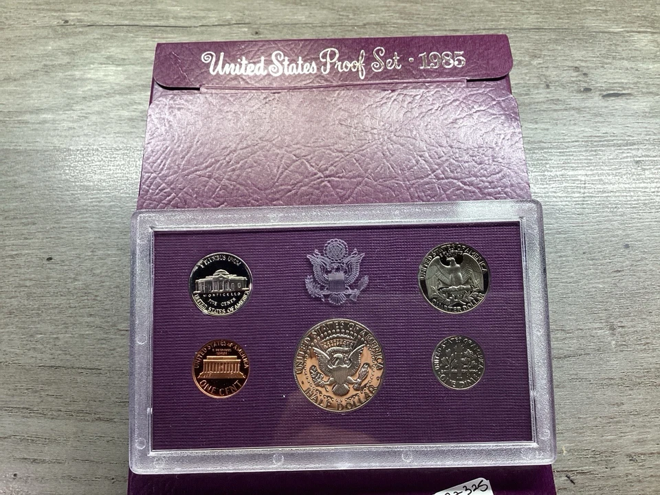 Juego de prueba 1985 de la Casa de la Moneda de Estados Unidos San Francisco con OGP 5 monedas 072325 18q Foto 4 de 4