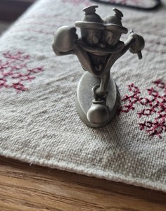 Vintage Pewter figurine of"Izzy", the mascot for the Atlanta 1996 Olympic Games.