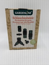 Gardenline® Schlauchzubehör Set 6 teilig Gartenschlauch 2 Wege Veteiler usw