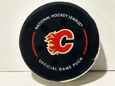 Matvei Michkov First Career Point Game Used Puck Philadelphia Flyers 3/12/2024