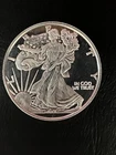 American Eagle Walking Liberty 1 oz Silver Dollar Proof Coin NO RESERVE