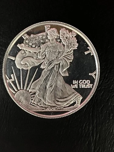 American Eagle Walking Liberty 1 oz Silver Dollar Proof Coin NO RESERVE