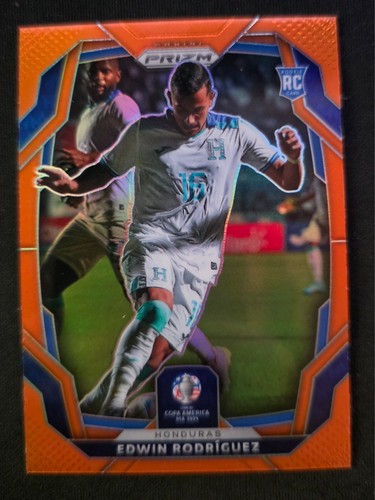 2024 Panini Prizm Copa America | Edwin Rodriguez - Orange /25 #186
