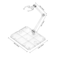 Clear Action Figure Stand,Assembly Action Figure Display Holder Base Doll Model
