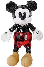New Disney Mickey Mouse Reversible Sequin Plush 15” The True Original Collection