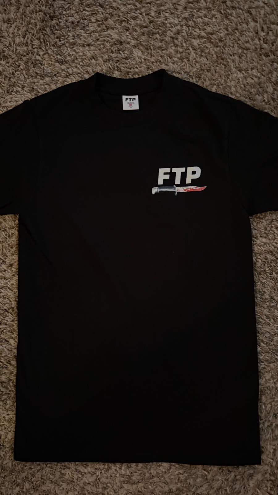 **NEW RARE** FTP GHOSTFACE SCREAM BLACK LOGO TEE T-SHIRT SUPREME ANTI CHROME S thumbnail 3