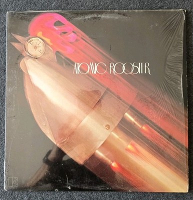 LP Atomic Rooster - Death Walks Behind You, vg/m-, OIS, Electra, US 1971