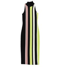 bar III Womens Stripe Sweater Dress, Black, X-Small