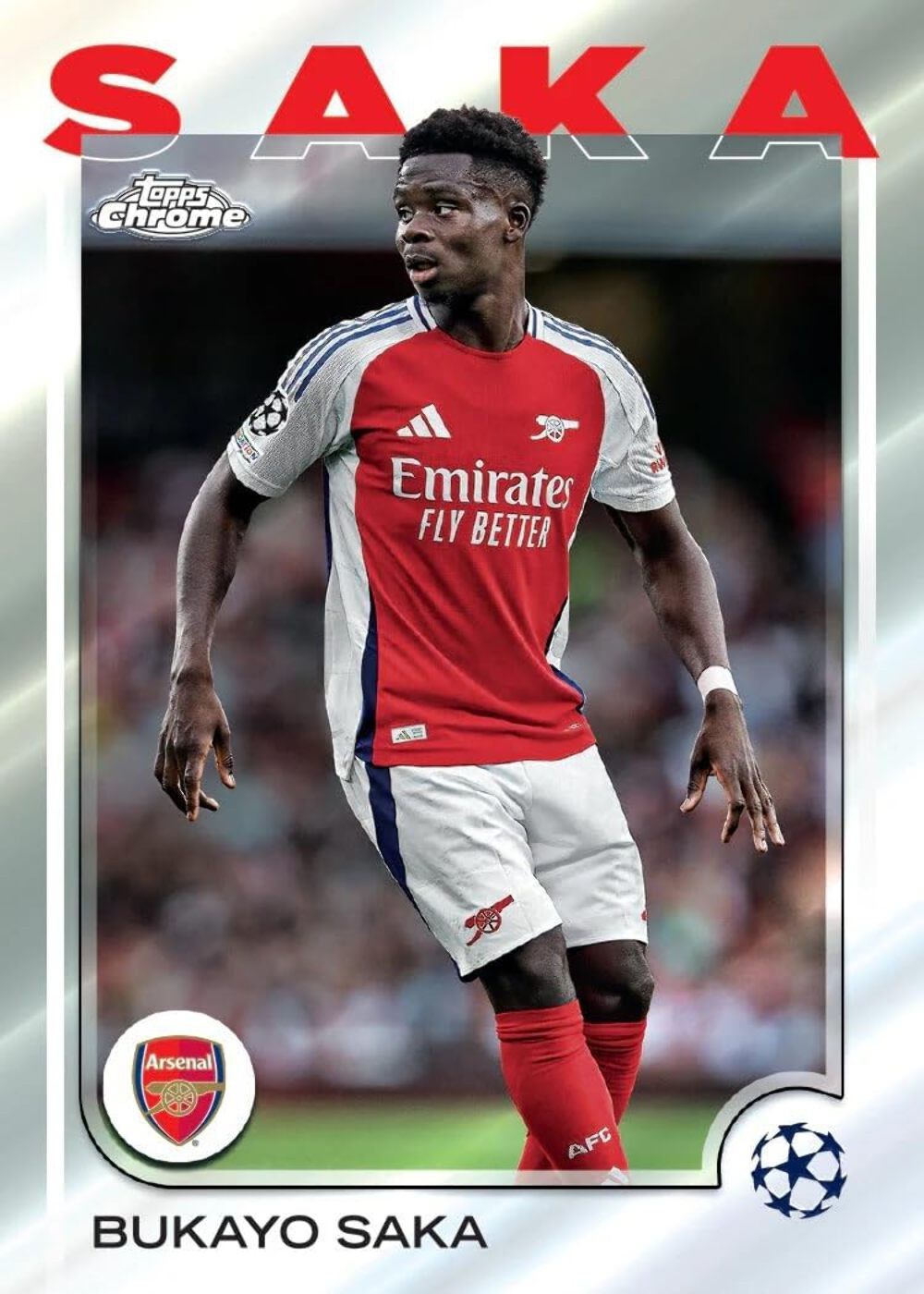 2024/25 Topps Chrome UEFA Club Competitions Soccer 7-Pack Blaster Box