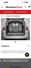 Weathertech Pet Barrier Adjustable Safety Gate 