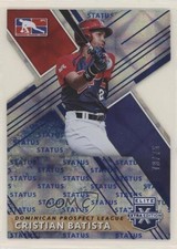 2019 Panini Elite Extra Edition Status Blue Die-Cut 73/75 Cristian Batista y0i