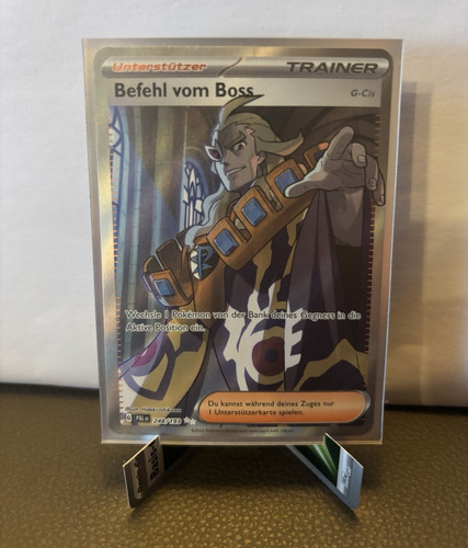 Pokémon TCG Befehl vom Boss Full Art Foil UR 248/193 DE 2023