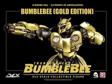 Threezero DLX Transformers Bumblebee Gold  Edition Hummel Figur