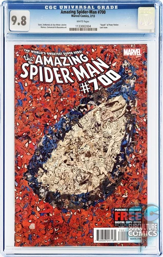 Amazing Spider-Man #700 2013 Marvel Comics CGC 9.8 1st Print Key Death of Peter