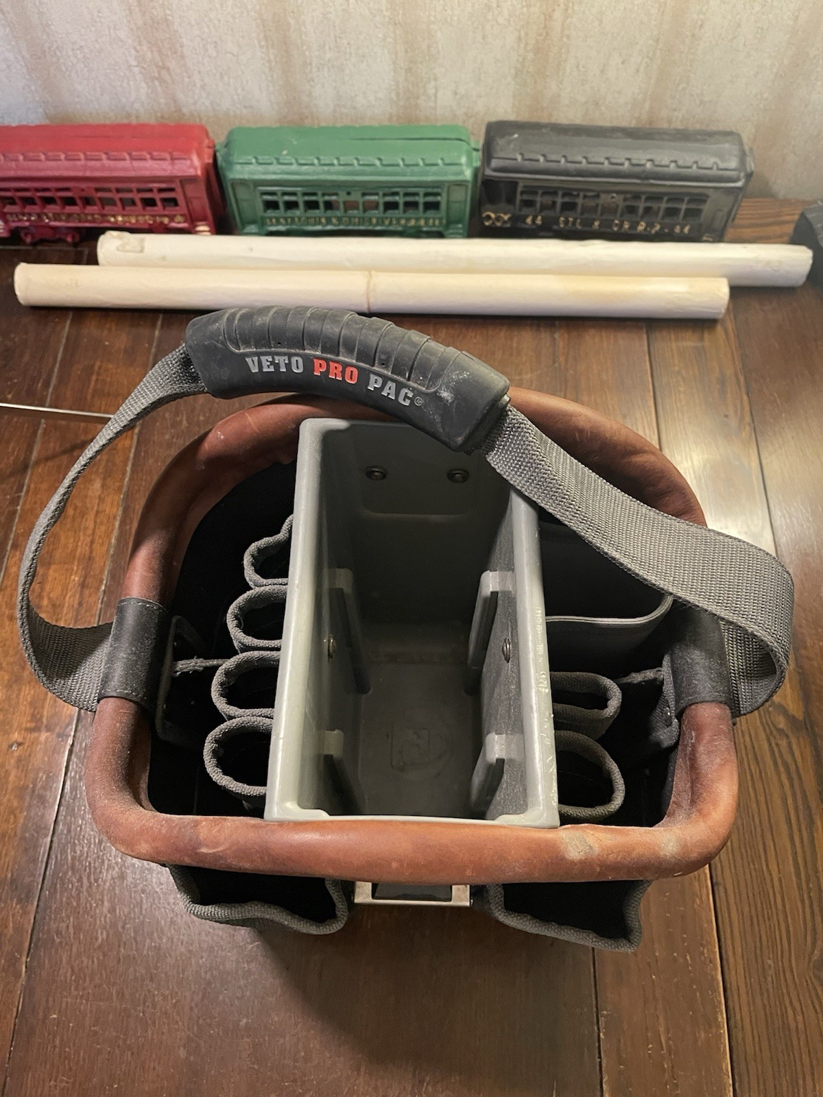 Veto Pro Pac TECH OT-SC Sub-Compact, Open Top Electrician Tool Bag Used