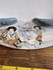 Assiette publicitaire sardines Amieux Frères fin 19ème diamètre 23,5cm Damaged — photo 6