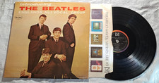 Excellent Cover Rare 1964 INTRODUCING the BEATLES Good LP + Rare 45 size label