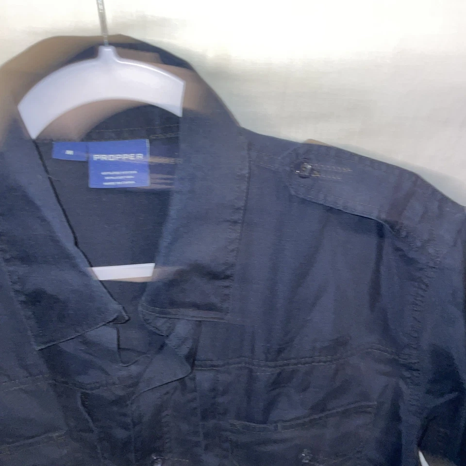 Propper Men’s Work Shirt Size Medium Black Outdoors Guard Workwear  - Image 3 of 4