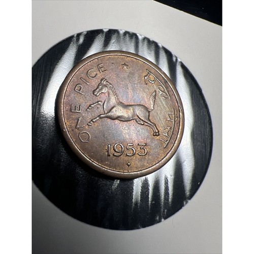 1953 Indien 1 Stück schöne Tönung Z2411 - Bild 1 von 4