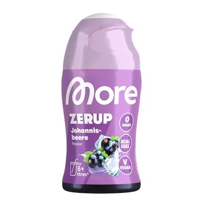 MORE Zerup, Johannisbeere, 65 ml, für bis zu 8 l 65 ml (1er Pack) 
