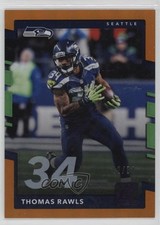 2017 Panini Donruss Jersey Number /34 Thomas Rawls #155 4g8